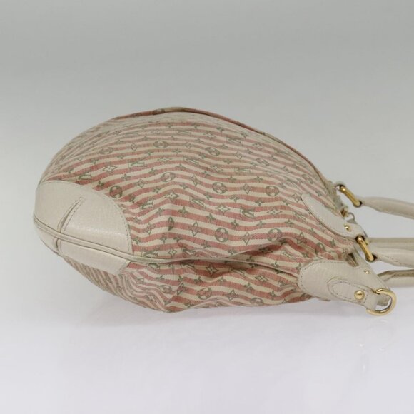 LOUIS VUITTON Mini Lin Croisette Marina PM Bag Pink White M95495 LV Auth 94959 - Picture 5 of 16